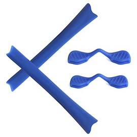 Alphax Blue Replacement Nosepieces & Earsocks Rubber Kits for Oakley Radar Path/Radar Path Asian Fit