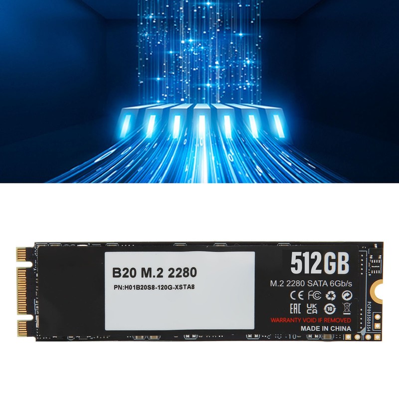 M.2 2280 SATA SSD 6Gb/s SATA III 3D TLC NAND