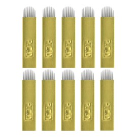 50 Navajas Microblading Pcd 18u 0.18mm Excelente Calidad