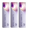 3 Wella Professionals Illumina Colour 10/1 Light Light Blonde Ash 60 ml
