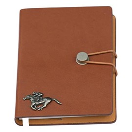 Horse Racing Notebook A6 Pocket Sized Notepad Racing Gift Optional Personalisation