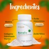 Nutrasien100 Colágeno Biotina Ácido Hialuronico Suplemento Vegano 30 Cápsulas