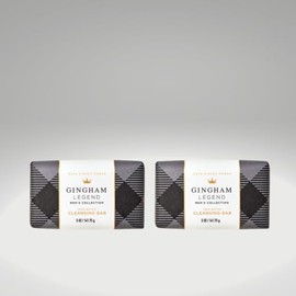 Bath & Body Gingham Legend Shea Butter Cleansing Bar Soap, 2-pack, 5 oz / 141.75 g each, (Packaging May Vary)