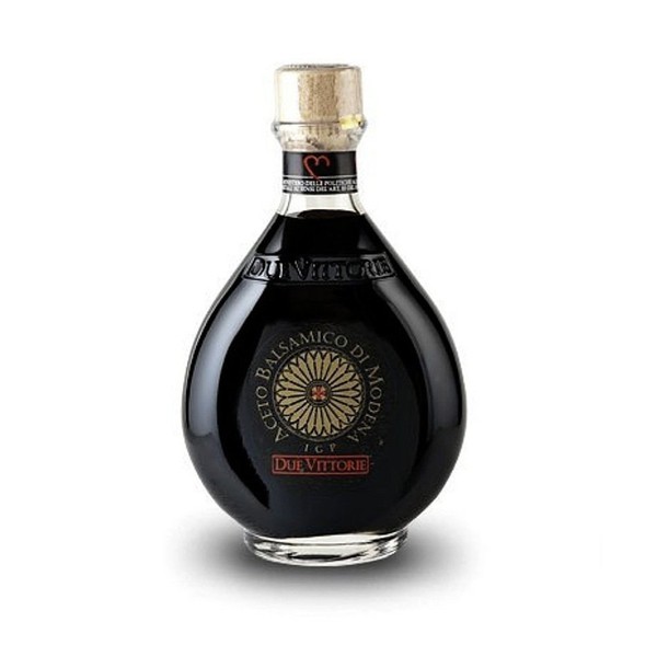 Due Vittorie Oro Gold Balsamic Vinegar Imported from Italy without Pourer, 8.45fl oz / 250ml