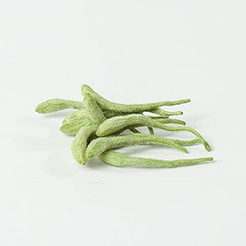 Honeysuckle Flowers Tea, JinYinHua 金银花 Dried Honeysuckle, 100% Natural Herbal Tea, Japonica Loose Buds, Jin Yin Hua 金银花 茶, Picked wild, packed in bags, 80g.