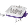 Wilton Deluxe Piping Tips Set 22 Pieces Stainless Steel Silver