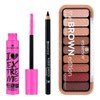 essence - Pack 3 en 1 Paleta de Sombras The Brown Edition 10 g  Máscara de Pestañas I Love Extreme Crazy Volume 12 ml  Lápiz Kajal Negro 1 g,