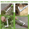 WORKPRO 30cm Weed Removal Tool with Plastic Handle, Serrated Edge