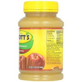 Motts Inc Apple Sauce, Cinnamon, 24 oz