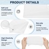 M METERXITY 6-Pack Silicone Swim Cap, 7.3" Opening 7.9" H