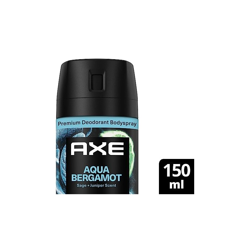 Axe Premium Bodyspray Aqua Bergamot Deo ohne Aluminiumsalze für 72H