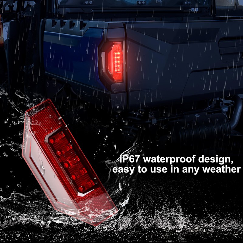 KATIMOTO UTV Rear Tail Light Assembly for Ranger 15-21, LED