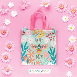 Stephen Joseph, Large Recycled Gifts Bags, Gift Bag with Handles, Kids Reusable Gift Bag, Birthday Party Gift Bag, Shopping Bag, Zoo