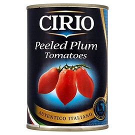 Cirio Peeled Plum Tomatoes (400g) - Pack of 2