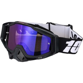 DHAEYE Motocross Goggle Lens for Bike Climbing Flexible Dustproof Windproof Shock Resistant Wide View UV Protection Anti-Fog Anti-slip Compatible with Glasses Sunglasses Helmet Compatible Portable