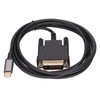 USB C 3.1 to DVI Cable 190cm/74.8in Clear Stable Type