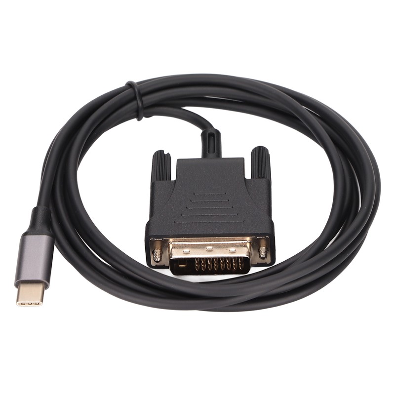 USB C 3.1 to DVI Cable 190cm/74.8in Clear Stable Type