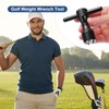 sourcing map Golf Weight Screw Wrench Tool Aluminum Alloy 5