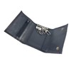 Black Leather Key Holder/Key Case Wallet Key Ring Soft Nappa