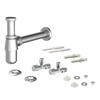 Kirchhoff Sink Trap, Including Angle Valve, ½ Inch Drain Fitting