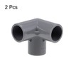 sourcing map 3-Way Elbow PVC Pipe Fitting Furniture Grade 20mm