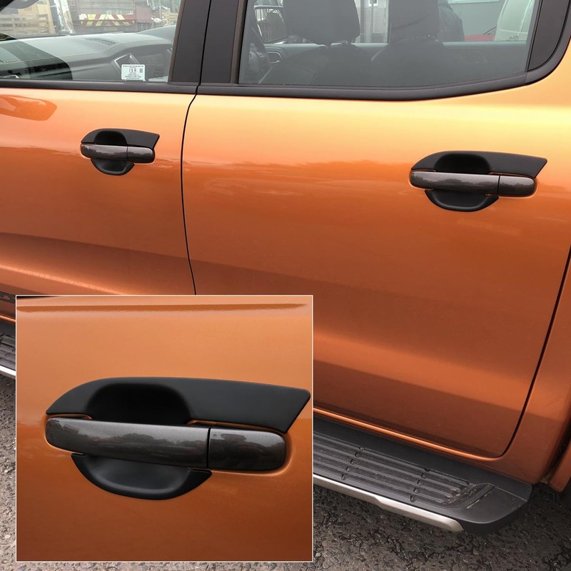 SUERAUTO4X4 Door Handle Bowl Insert Cover for Ford Ranger PX1