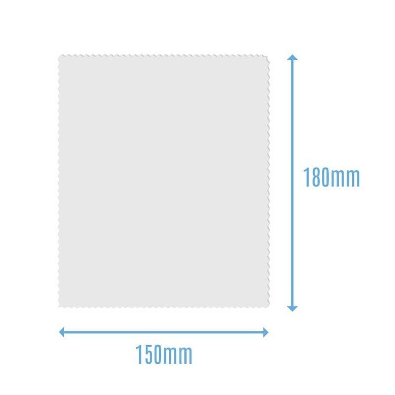 2 x 'Blue Floppy Disk' Microfibre Lens/Glasses Cleaning Cloths (LC00031047)