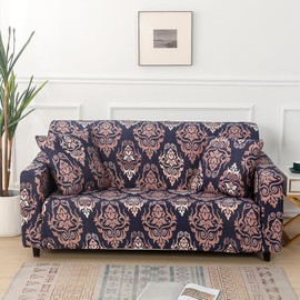 HOOBUY Printed Sofa Cover Stretch Couch Covers Patterned Sofas Seater Slipcovers for 3 Cushion Couch Set (BXMY, 3 Seater/Large 2 Seater)