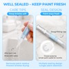 UPZIGS Refillable Touch Up Paint Pen, 3 Pack for Walls