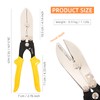 PLATATO Upgraded Version 7-Blade Duct Crimping Tool Sheet Metal Crimper