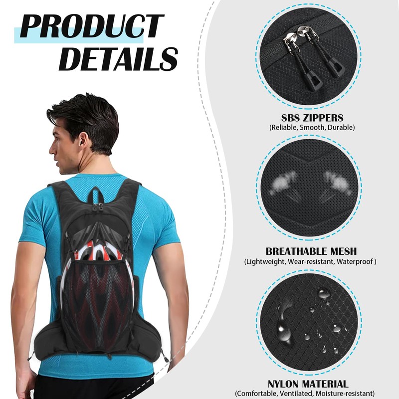 TEUEN 10L Hydration Pack with 2L Hydration Bladder, Ultralight Trail
