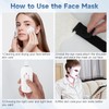 LED Face Mask with 7 Colours, Red Light Mask Face