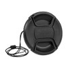 Fotodiox 72mm Inner Pinch Lens Cap with Cap Keeper (Black)
