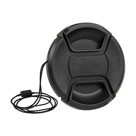 Fotodiox 72mm Inner Pinch Lens Cap with Cap Keeper (Black)