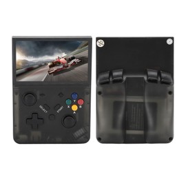 Pomya Handheld Retro Game Console, Retro Gaming Console Dual 3D Joysticks Memory Card Expansion Slot for Travel (128G)