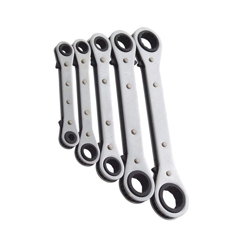 Dapetz ® Ring Spanner Wrench AF/Imperial/SAE Imperial Reversible Ratchet 5