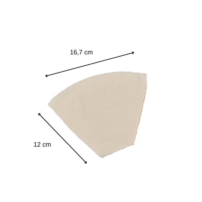 Fackelmann 42228 Reusable Coffee Filter, Eco Friendly Cotton Coffee Filter,