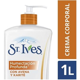 St Ives. Humectacion Profunda. Crema Corporal con Avena y Karite. 1 litro - Producto Original de Alta Calidad, Entrega Rápida y Segura, Garantía Inclu