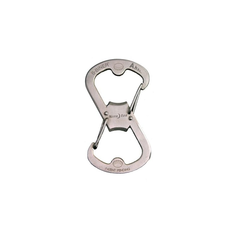 Nite Ize S-Biner Ahhh Bottle Opener - Stainless SBO-03-11