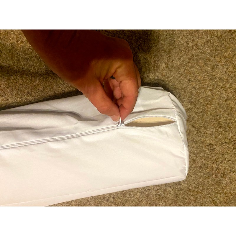 Therapist’s Choice® Bolster Cover with Zipper Closure, Soft & Durable,