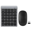 2.4G Wireless Digital Keyboard USB Wireless Mute Mouse with Office