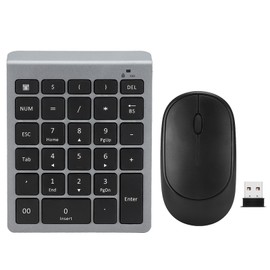 2.4G Wireless Digital Keyboard USB Wireless Mute Mouse with Office Numeric Keys for RF302