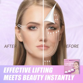 PLAYQUEEN Neck Tape,Neck Tape Lifting Invisible,Face Tape,Face Lift Tape,160PCS Face Lifting Tape,V-Shaped Instant Face Tapes For Lifting Sagging Skin Eyes Double Chin Wrinkles Waterproof Mix Box