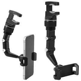 XIHIRCD 360 Degree Rotatable for Your Car Phone Holder Mount, Rotatogrip SmartPhone Holder Multifunctional Rear Rotato Grip Phone Holder Rearview Mirror Phone Accessories