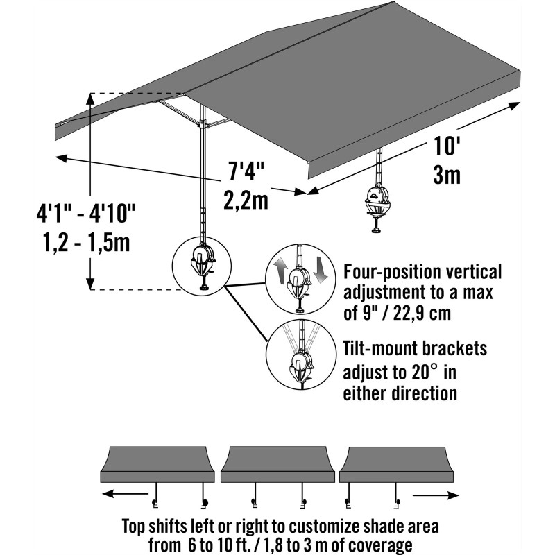 Shelterlogic Quick Clamp Canopy