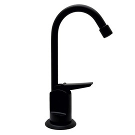 Westbrass D203-NL-62 6" Touch-Flo Style Pure Cold Water Dispenser Faucet, Matte Black