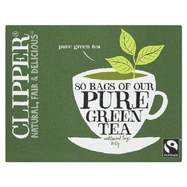 (12 PACK) - Clipper - Pure Green Tea | 80 Bag | 12 PACK BUNDLE