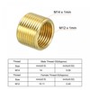 sourcing map Thread Reducing Nuts Insert M14 x 1mm Male