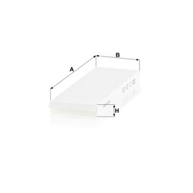 Original MANN-FILTER Interior Filter CU 25 008-2 – Cabin air filter set (set of 2) – For passenger cars