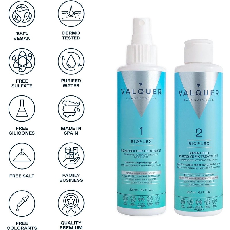 Valquer Bioplex Pack No1 Reconstructor + No2 Tratamiento 200 ml